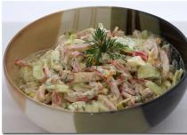 «Славянский» салат: варианты рецептов
